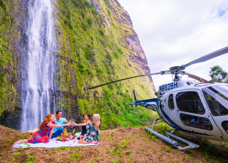 The best helicopter company is blue hawaiian helicopters. Big Island Helicopter Tours Volcano Helicopter Tour